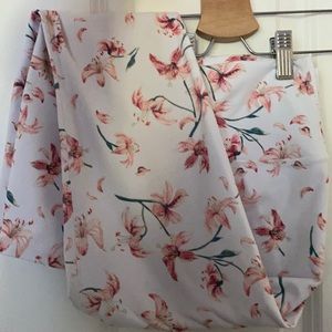 Fabletics Floral Leggings 7/8 Size Medium